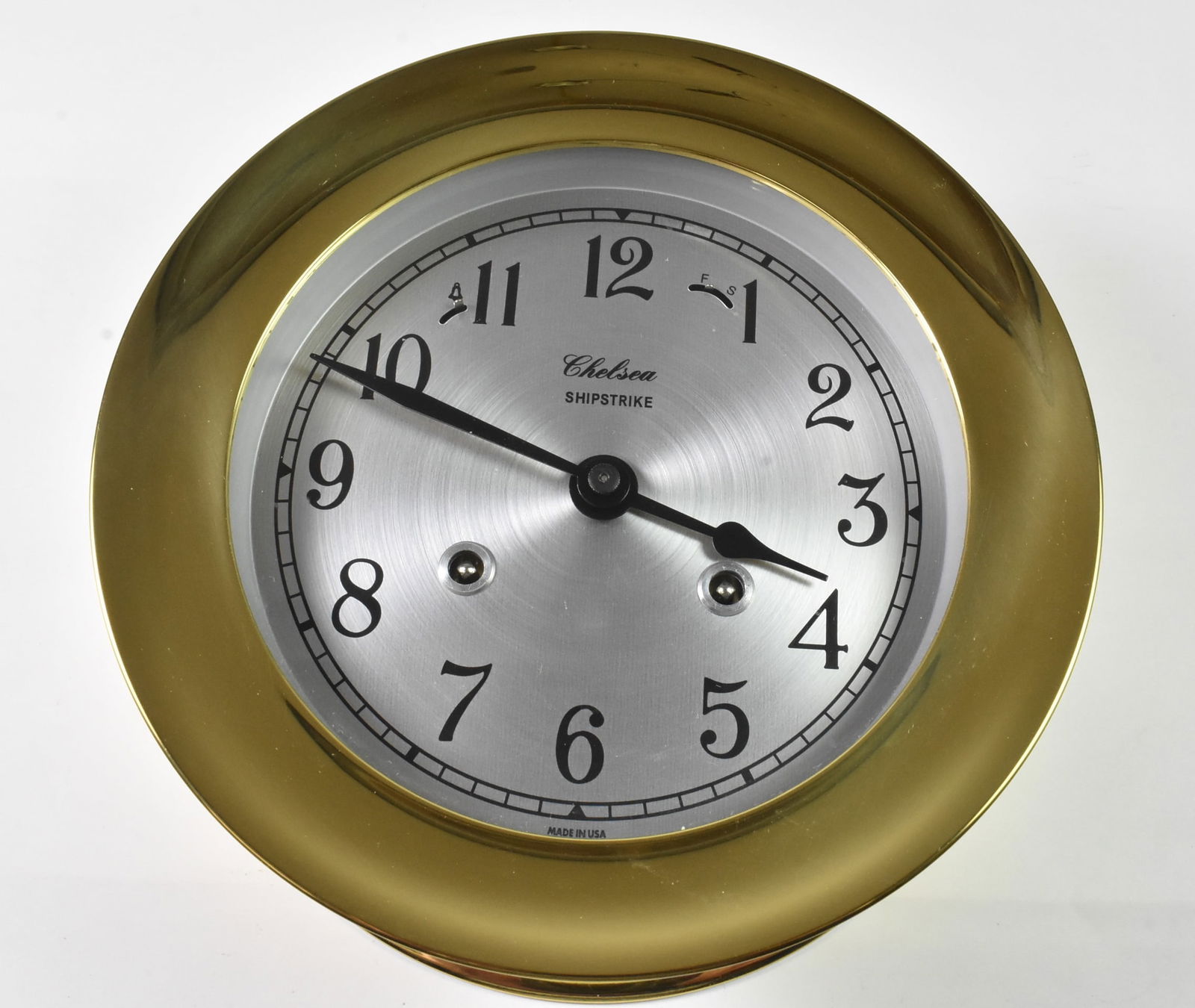 Chelsea Brass Shipstrike Marine Clock Auction