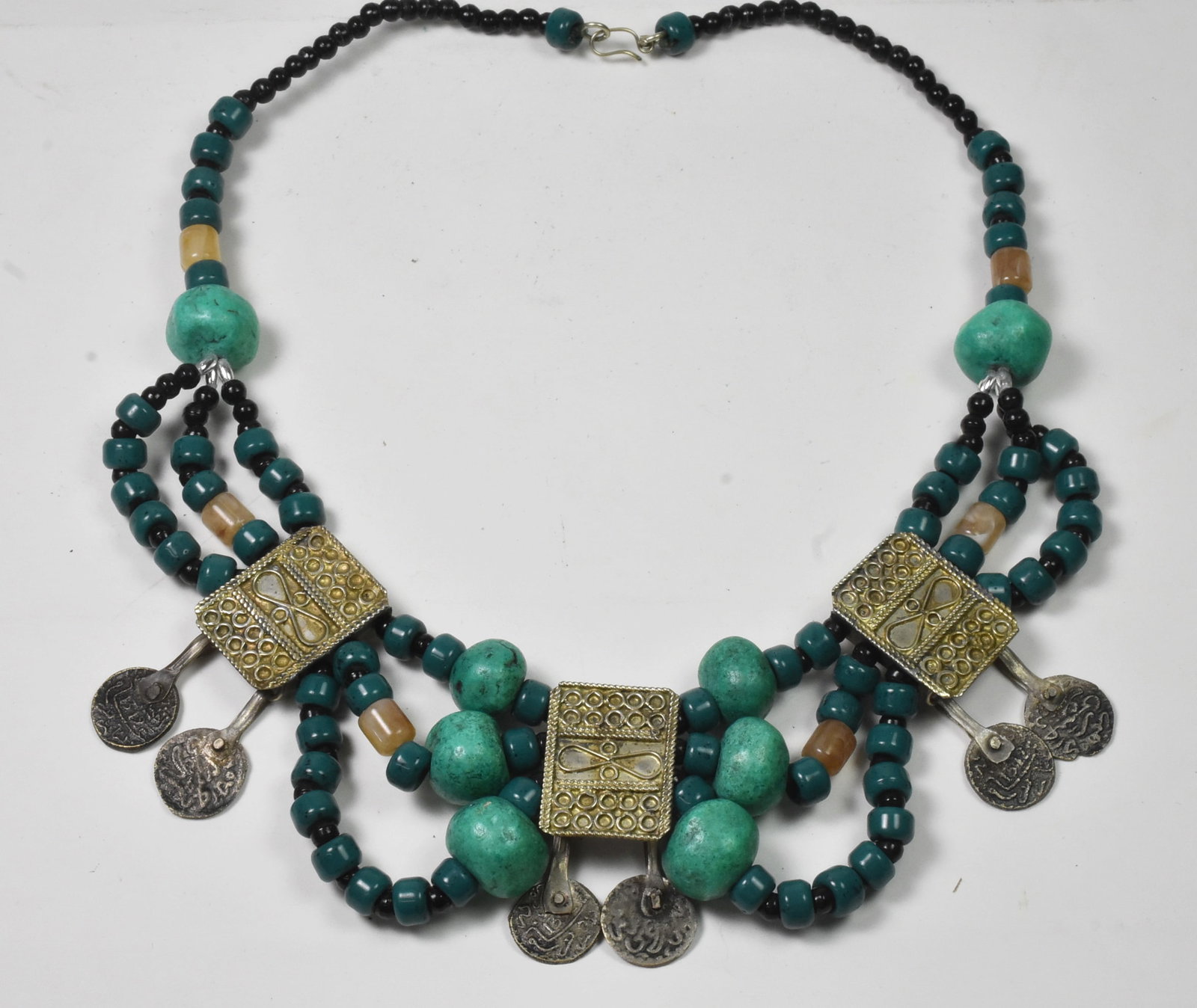 Contemporary Beaded Statement Necklace (1 of 4)