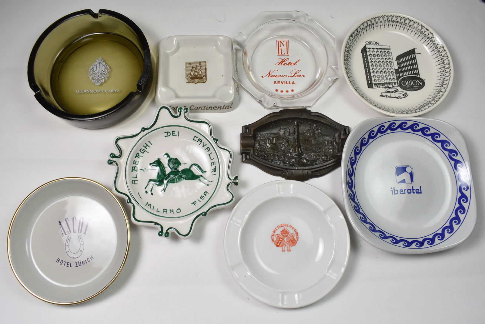 Lot of Travel Ashtrays and Tip Trays, Eastern Europe (1 of 2)