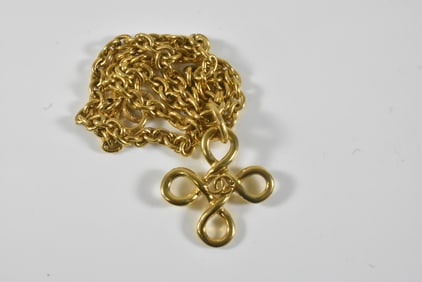 Chanel Gold Tone Necklace