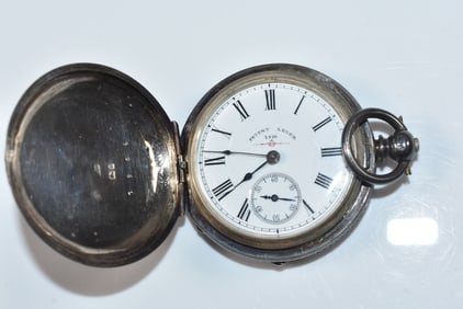 English Pocket Watch with Sterling Case