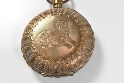 Majestic 18 Size Hunting Case Pocket Watch