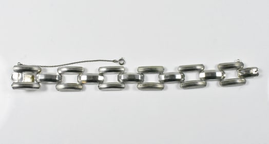 Sterling Modern Link Bracelet