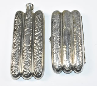 Antique Cigar Case and Flask