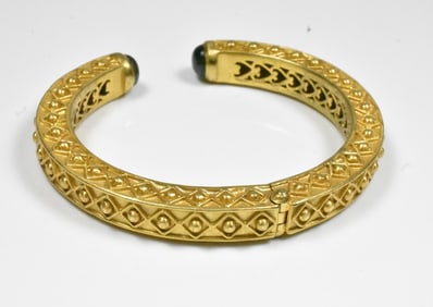 Vintage Julie Vos Hinged Bracelet