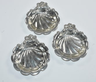 Lunt Eloquence Sterling Butter Pat or Nut Cups