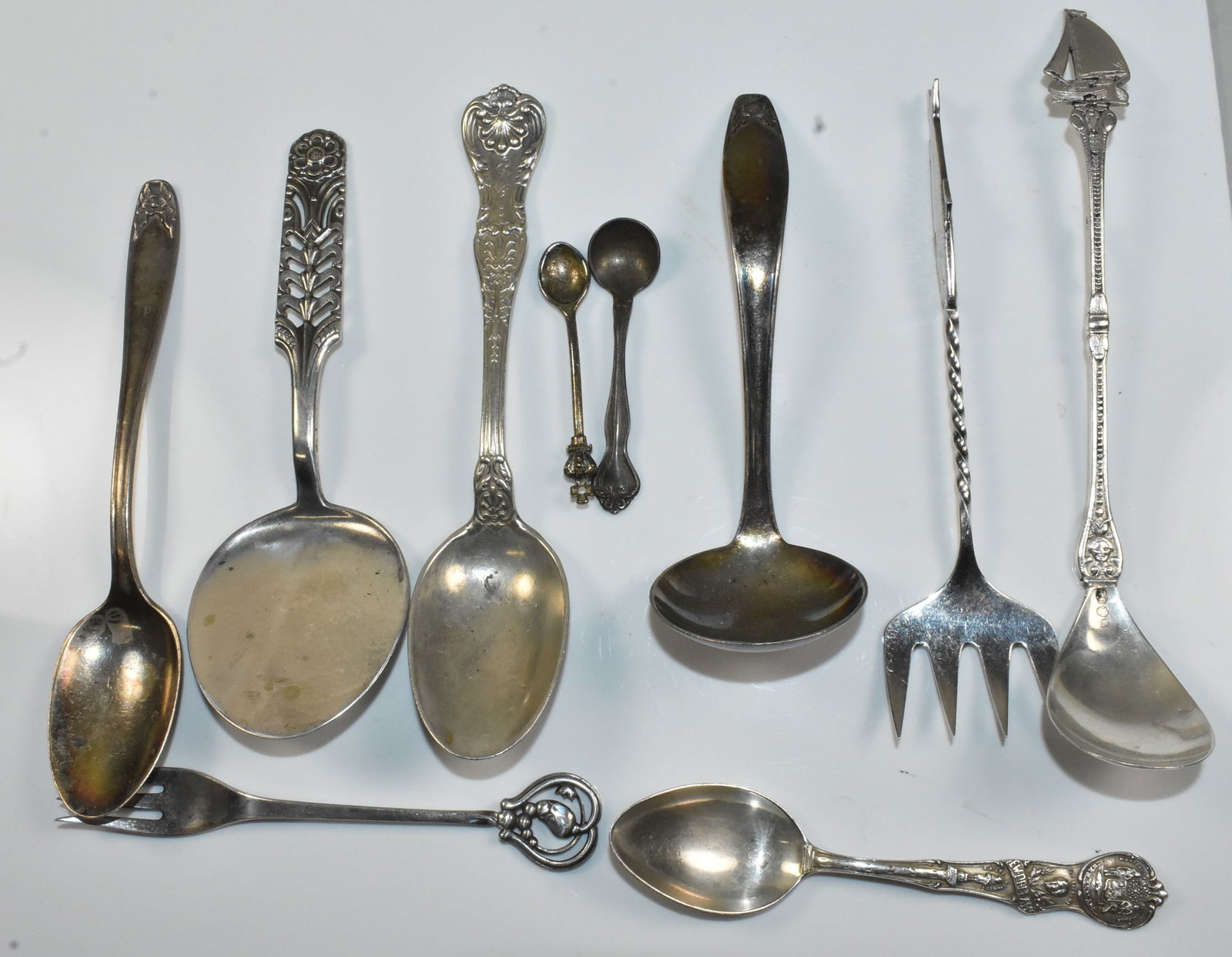 Silver Spoons and Forks Group Includes Georg Jensen (1 of 5)
