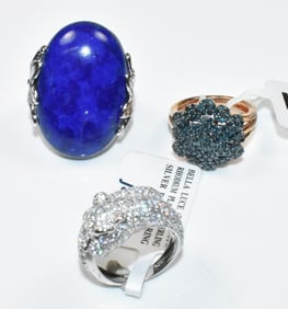 Sterling Rings Group with Bella Luce