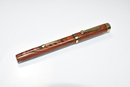 Waterman Red Ripple Fountain Pen