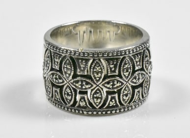 Sterling and Marcasite Ring