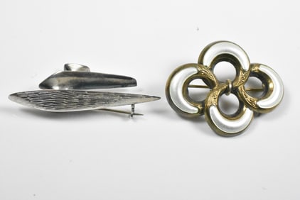 Norway Sterling Brooch Pins