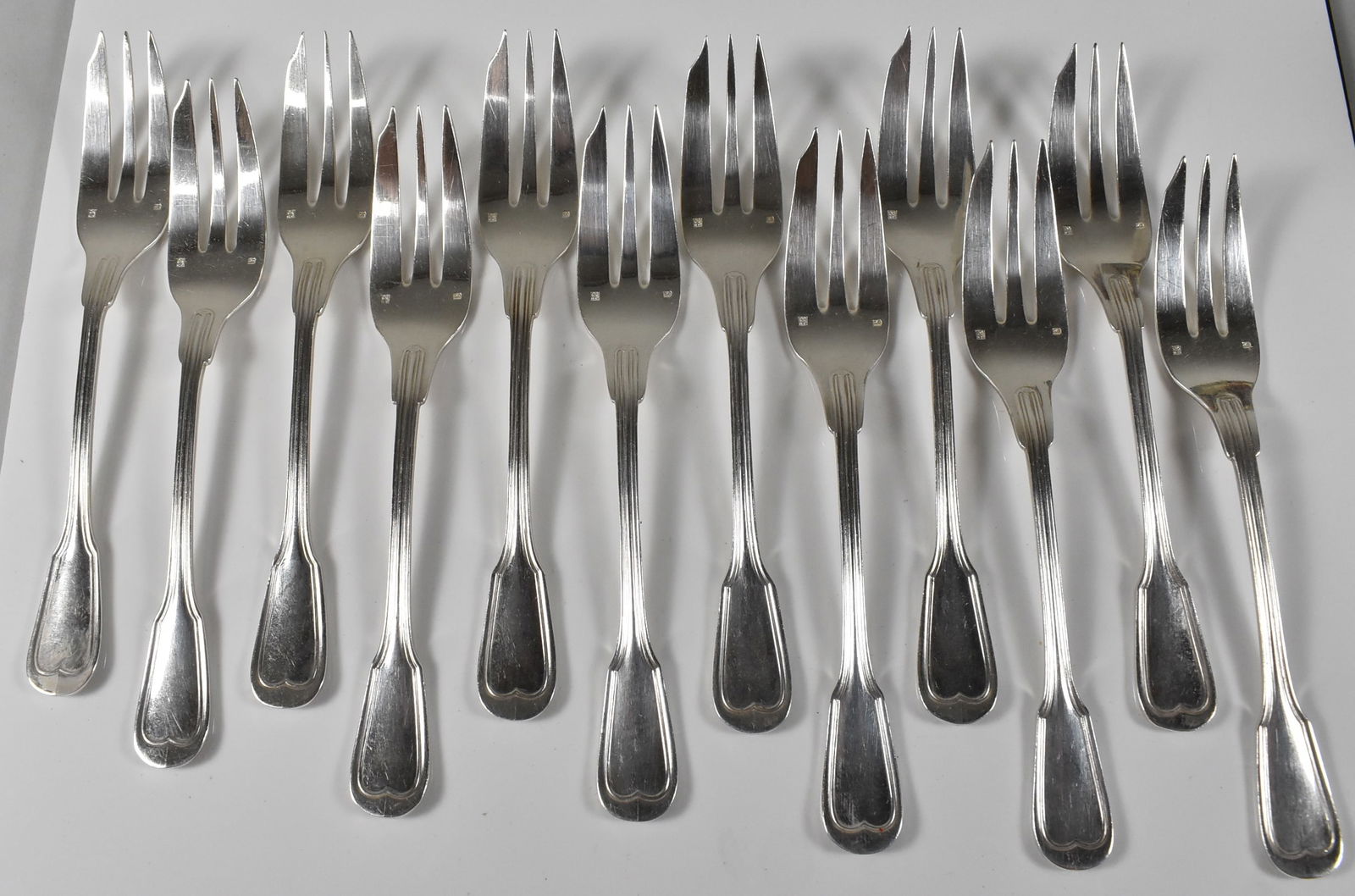 J. Brille Silverplate Dessert Forks (1 of 4)