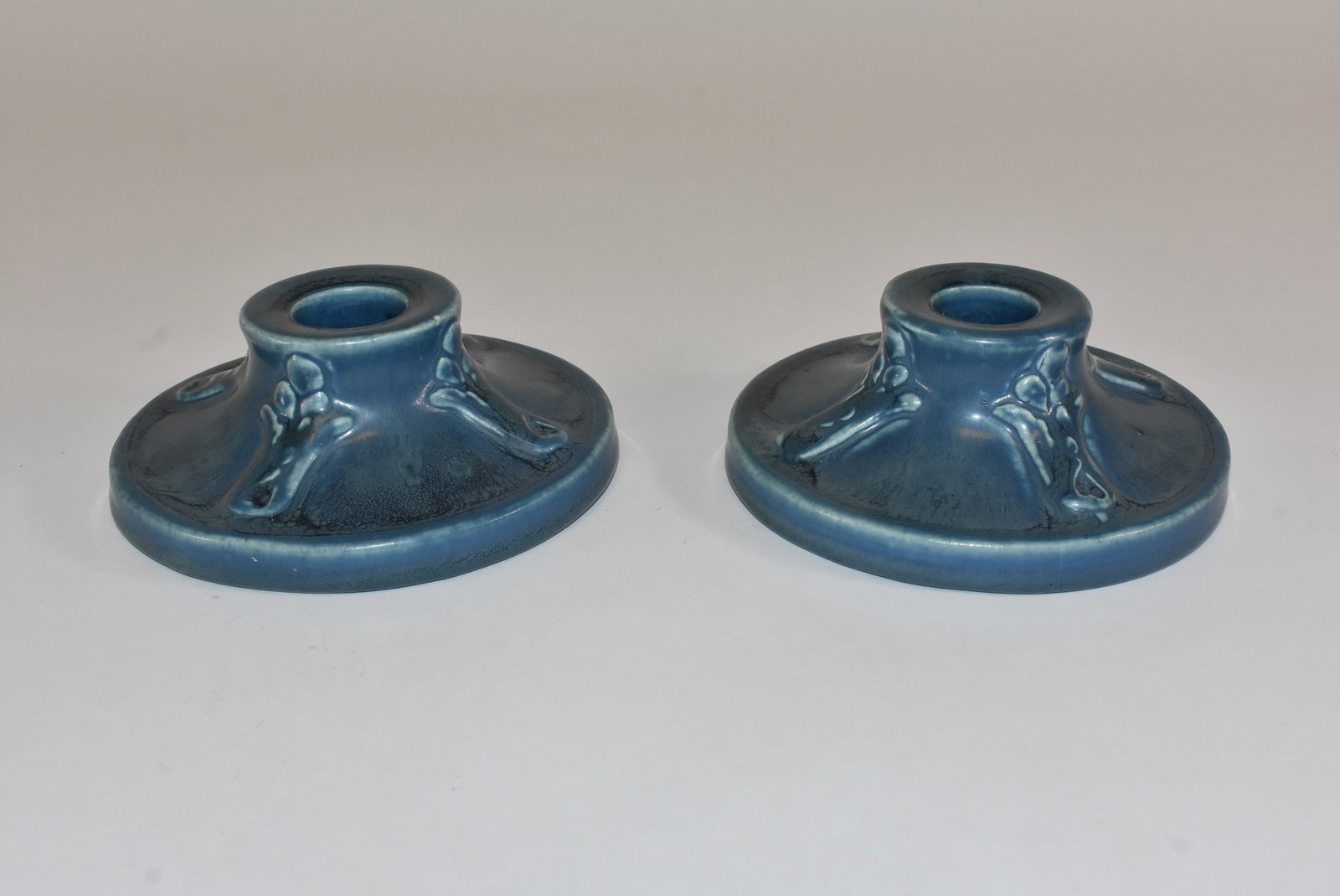 Pair Rookwood Candle Holders #2472 1919 (1 of 3)