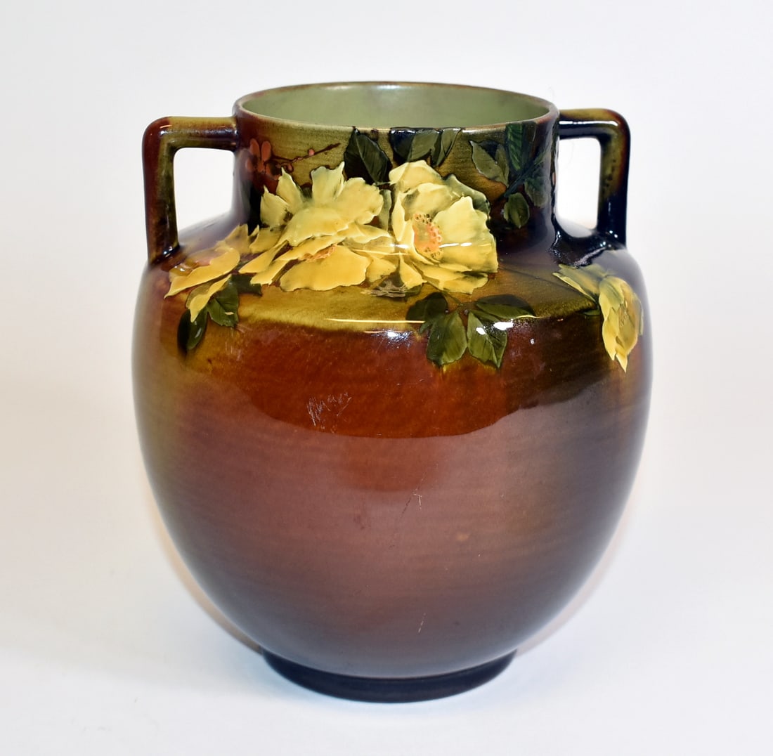Rookwood Standard Glaze Double Handle Vase Artus Van Briggle (1 of 4)