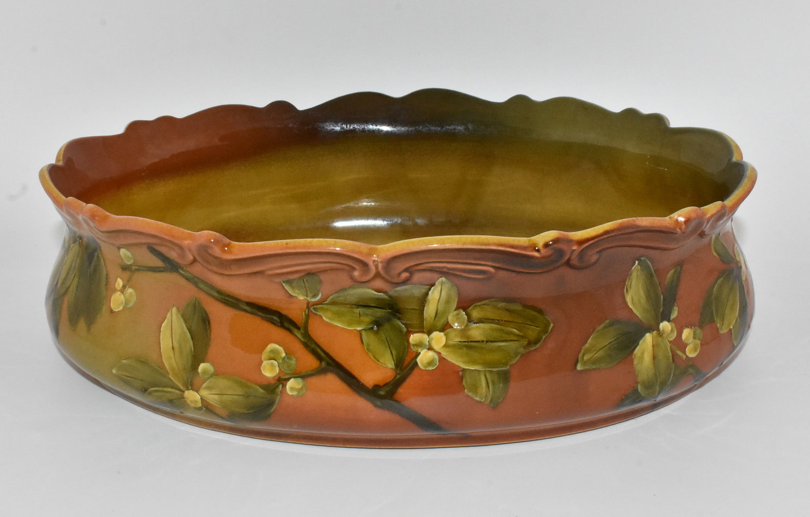 Rookwood Oval Centerpiece Bowl #652 Josephine Zettel (1 of 5)