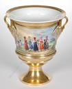 Russian Porcelain Vase by the Gardner Factory, 1st Half