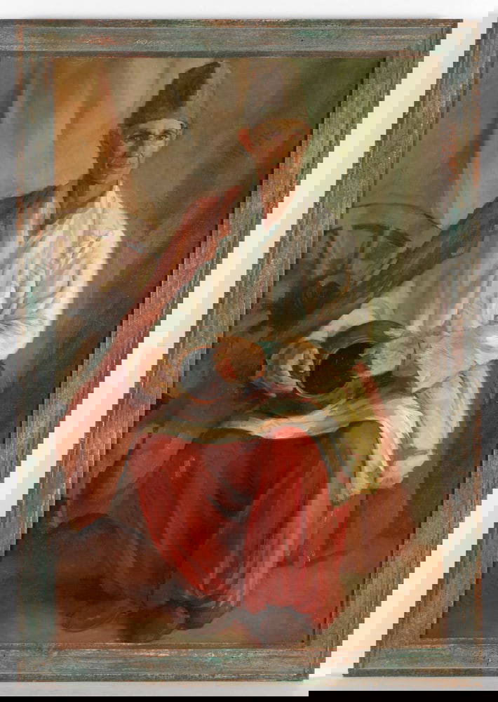 Sergiy Pulkiv (b. 1969) "ukrainian Potter", Oil Painting, 1997 Auction