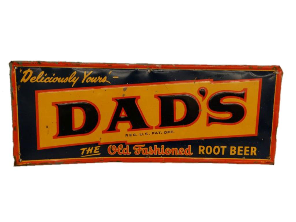 "DELICIOUSLY YOURS" DAD'S ROOT BEER SST SIGN (1 of 4)