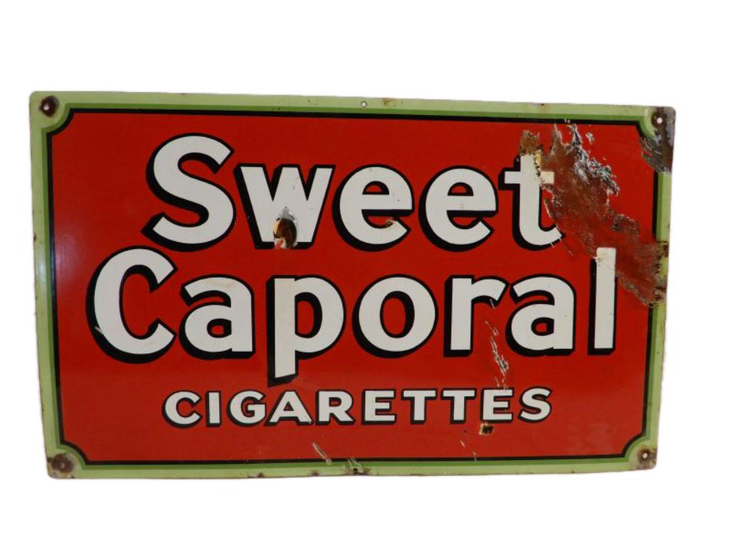 SWEET CAPORAL CIGARETTES SSP SIGN (1 of 4)