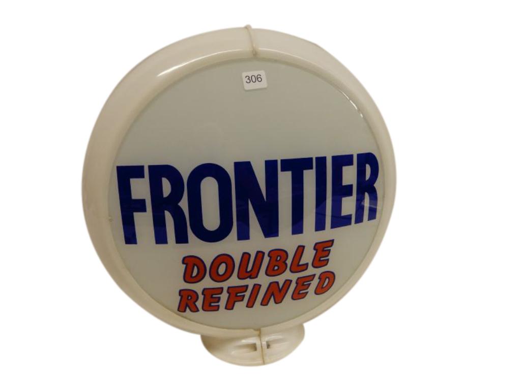FRONTIER DOUBLE REFINED GAS PUMP GLOBE (1 of 4)
