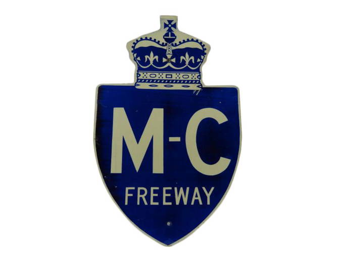KINGS HIGHWAY MC FREEWAY S/S ALUMINUM SIGN Jan 11, 2020 Shackelton