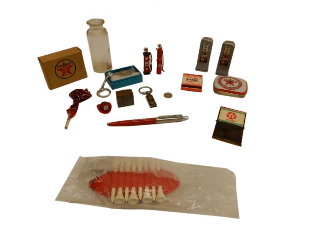 GROUPING OF TEXACO DEALER HANDOUTS INC. GOLF MARKERS, (1 of 7)