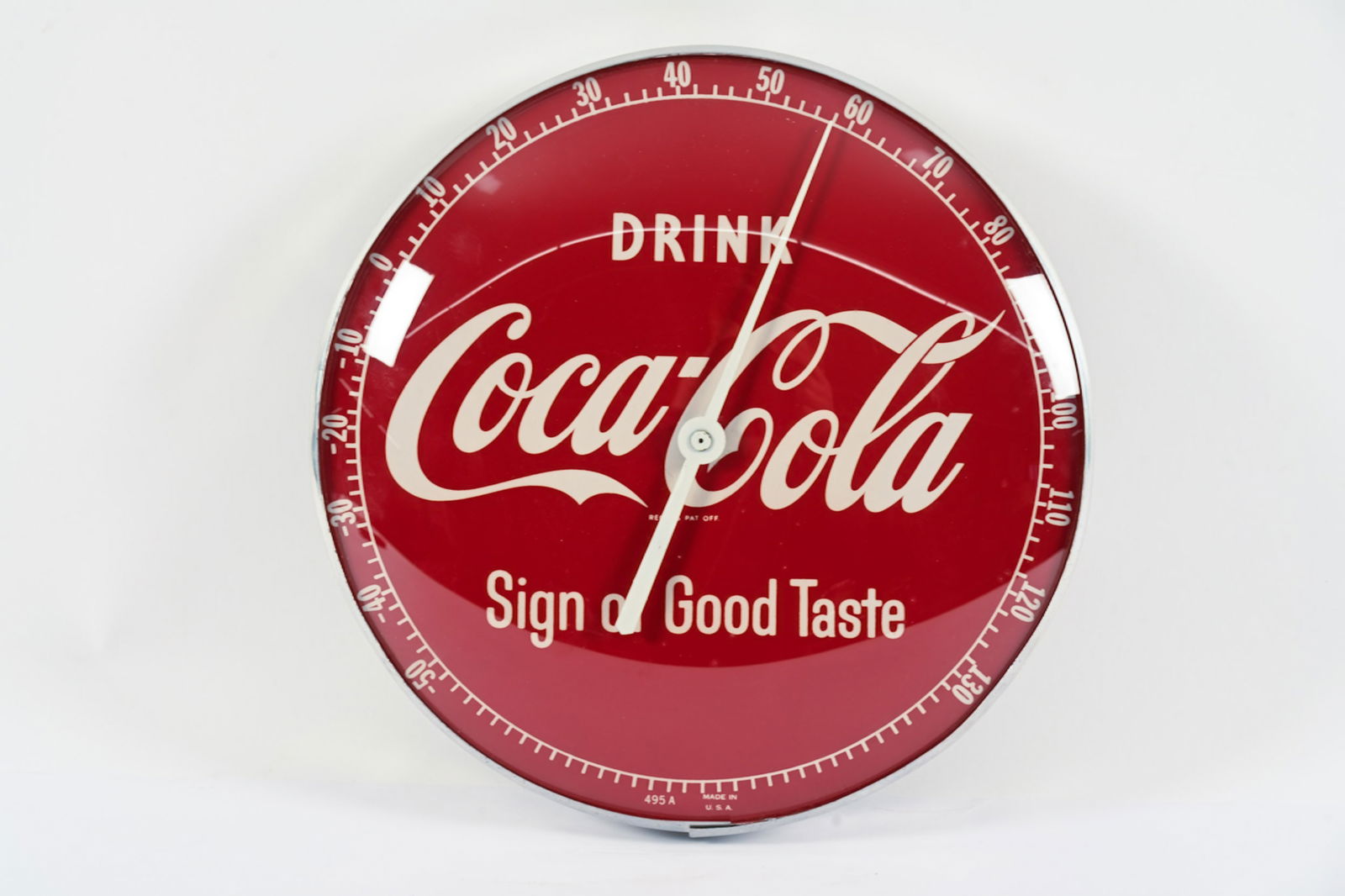 1950'S DRINK COCA-COLA THERMOMETER