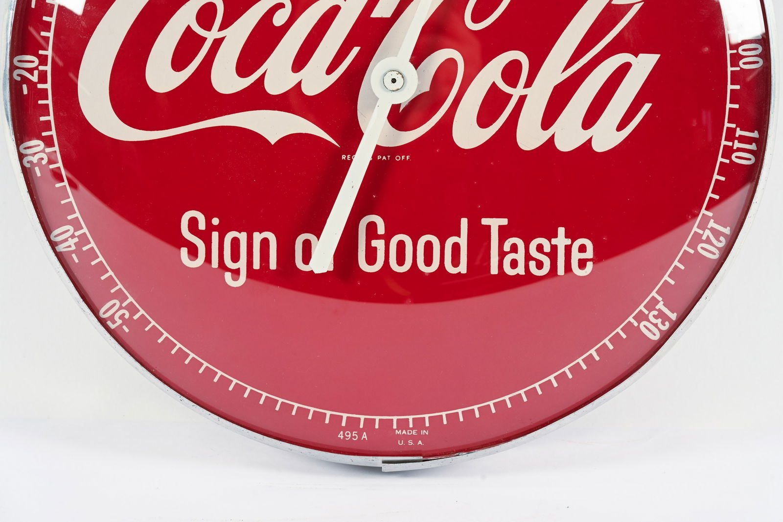 1950'S DRINK COCA-COLA THERMOMETER - 3