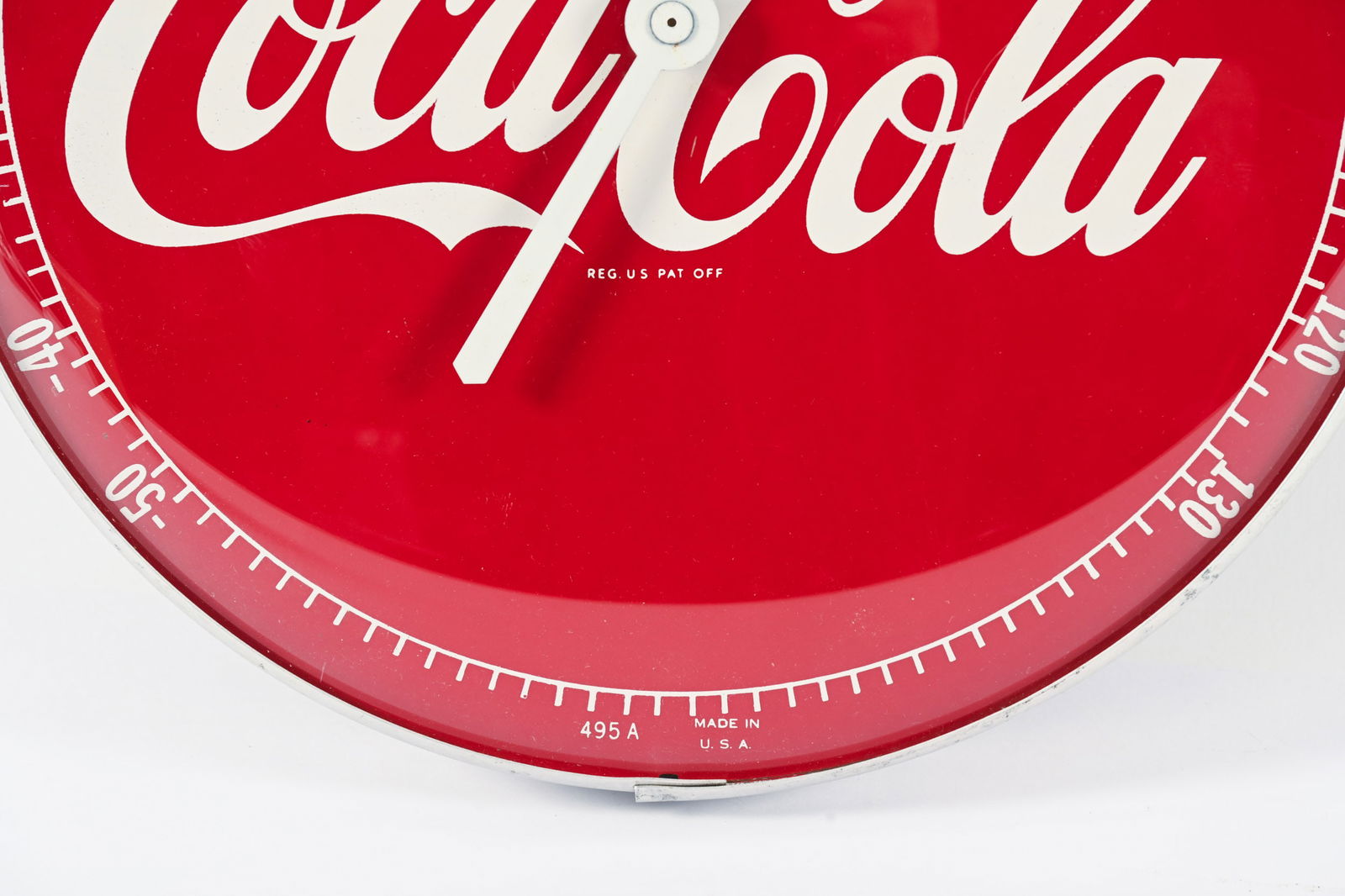 1950'S DRINK COCA-COLA THERMOMETER - 3