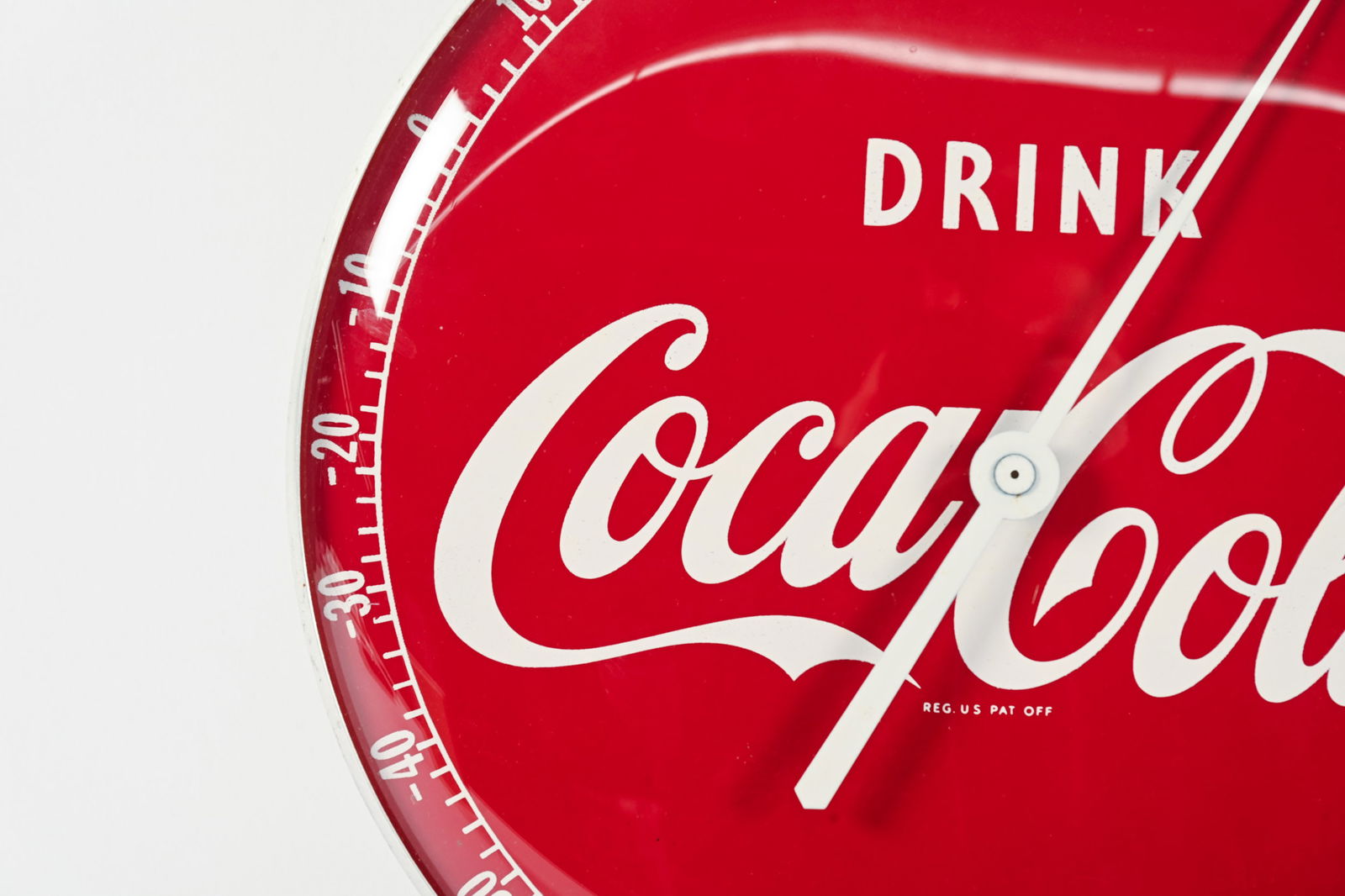 1950'S DRINK COCA-COLA THERMOMETER - 4