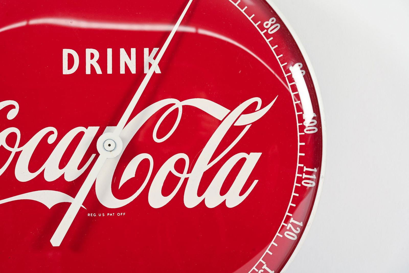 1950'S DRINK COCA-COLA THERMOMETER - 5
