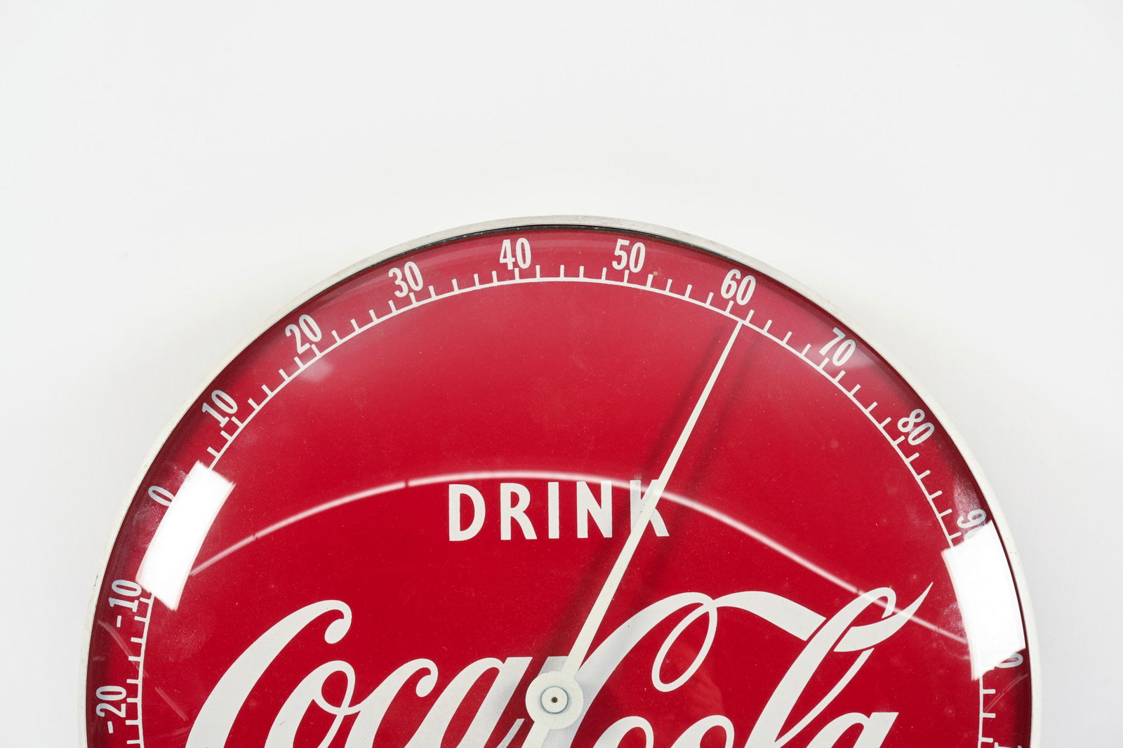 1950'S DRINK COCA-COLA THERMOMETER - 2