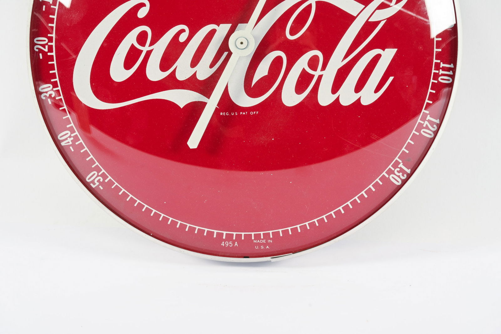 1950'S DRINK COCA-COLA THERMOMETER - 3