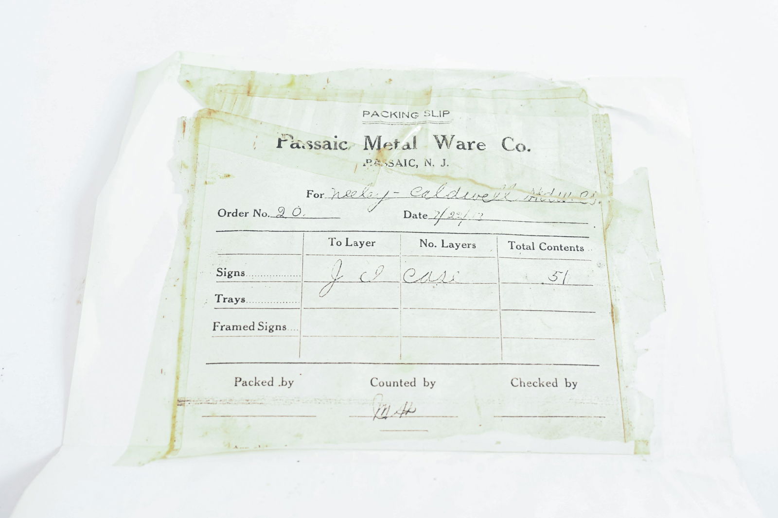 EARLY CASE THRESHING MACHINES EMBOSSED TIN SIGN - 7