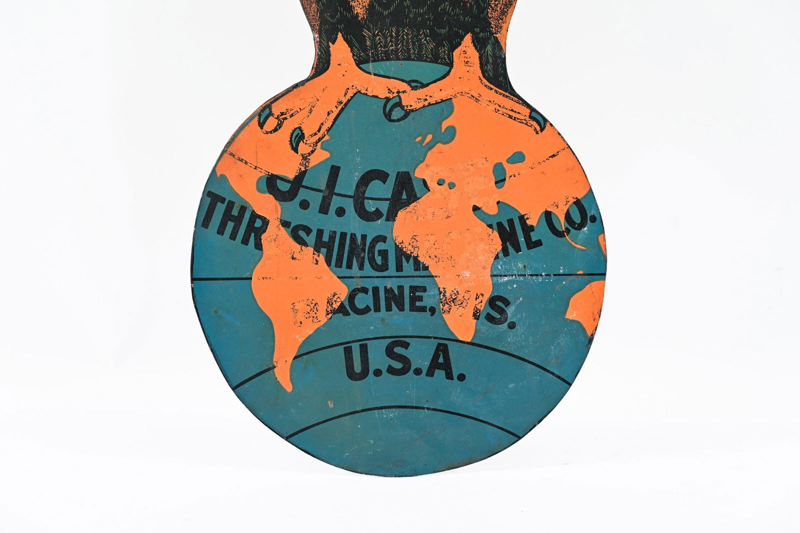 J.I. CASE THRESHING MACHINE CO. "OLD ABE" D/S FLANGE - 8