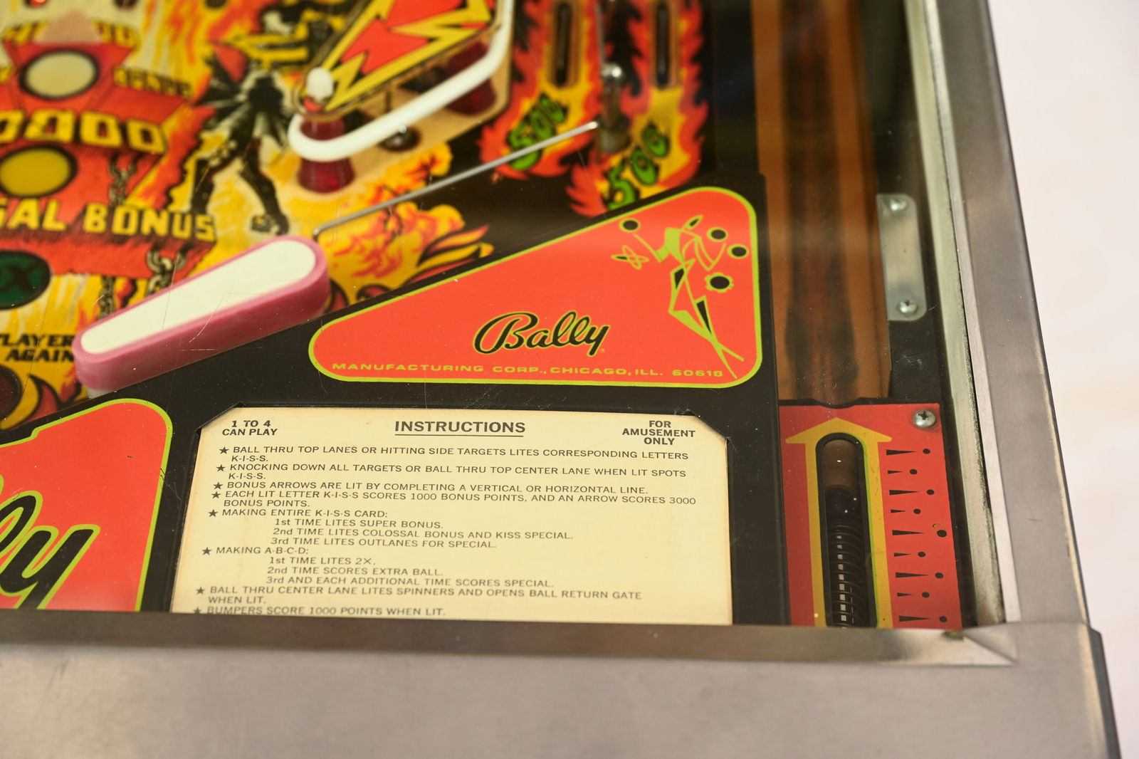 1978 BALLY KISS PINBALL MACHINE - 13
