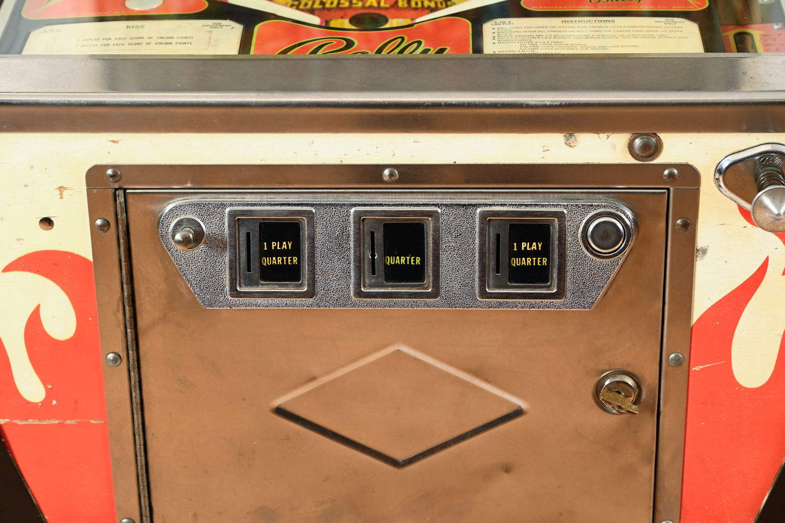 1978 BALLY KISS PINBALL MACHINE - 6