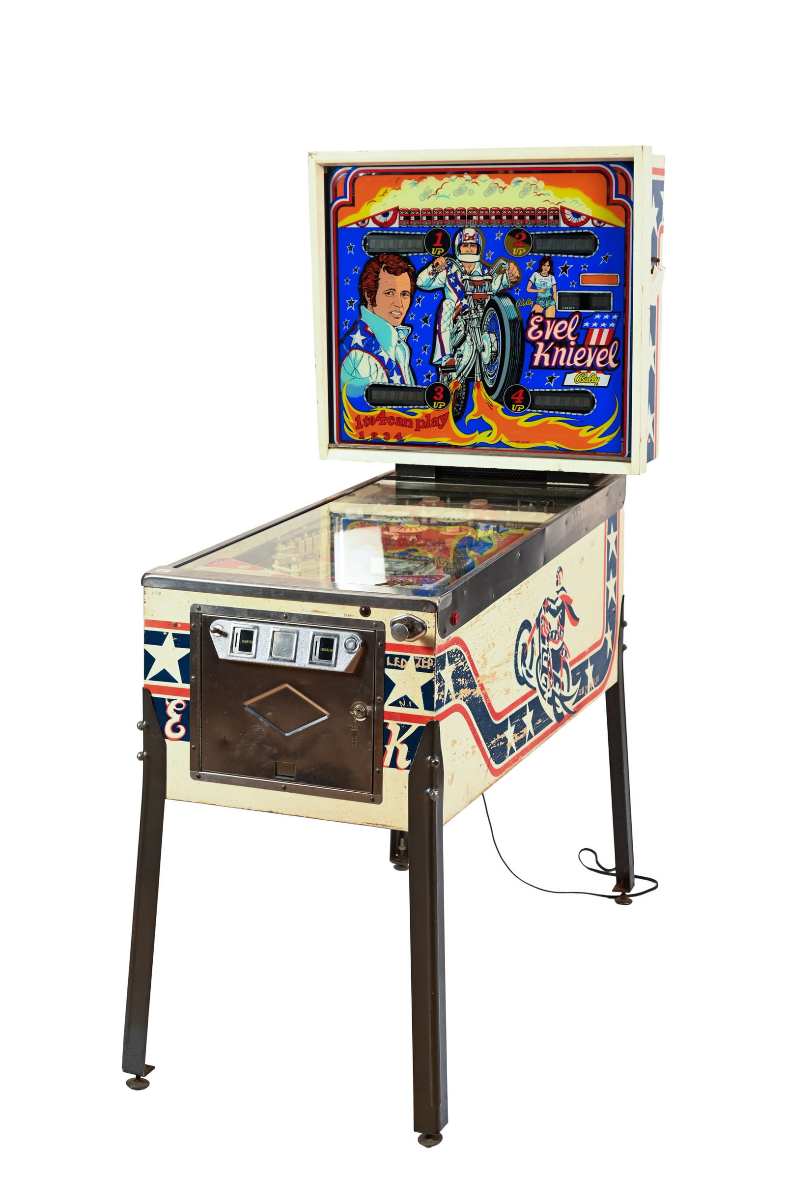 1977 BALLY EVIL KENIEVEL PINBALL MACHINE (1 of 20)