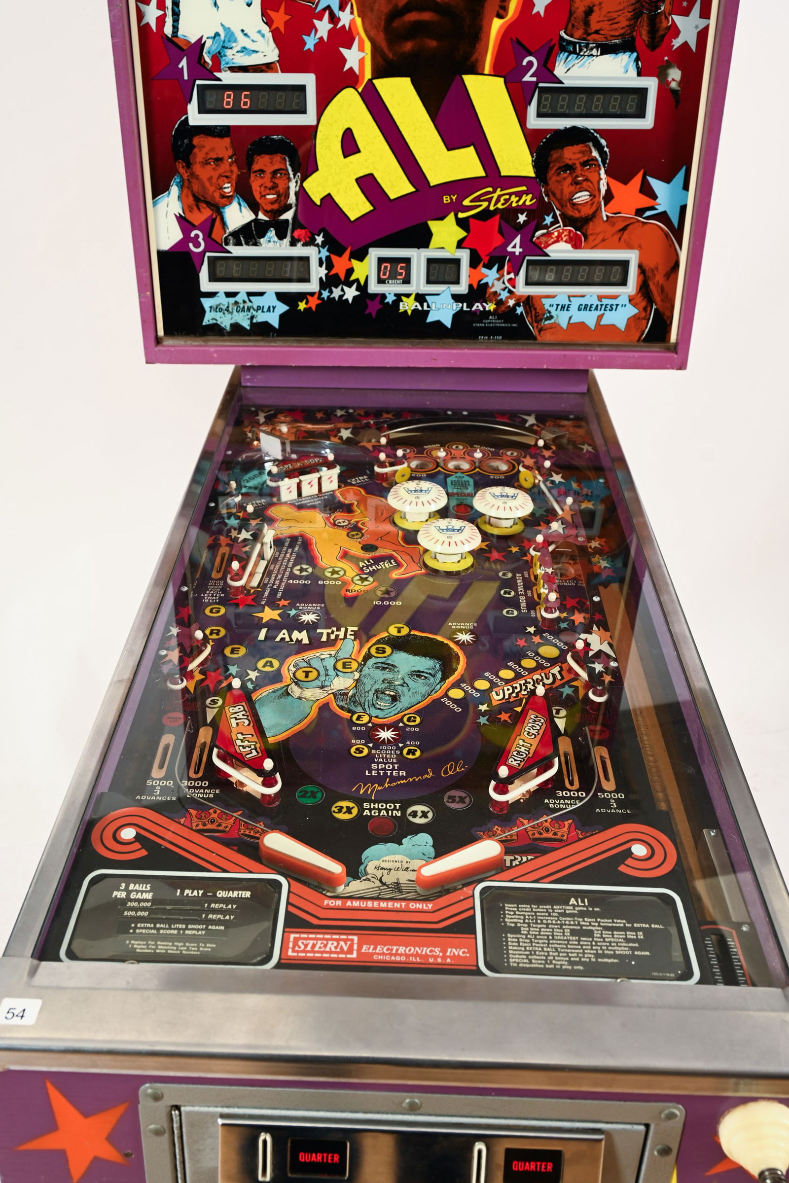 1980 STERN ALI PINBALL MACHINE - 12