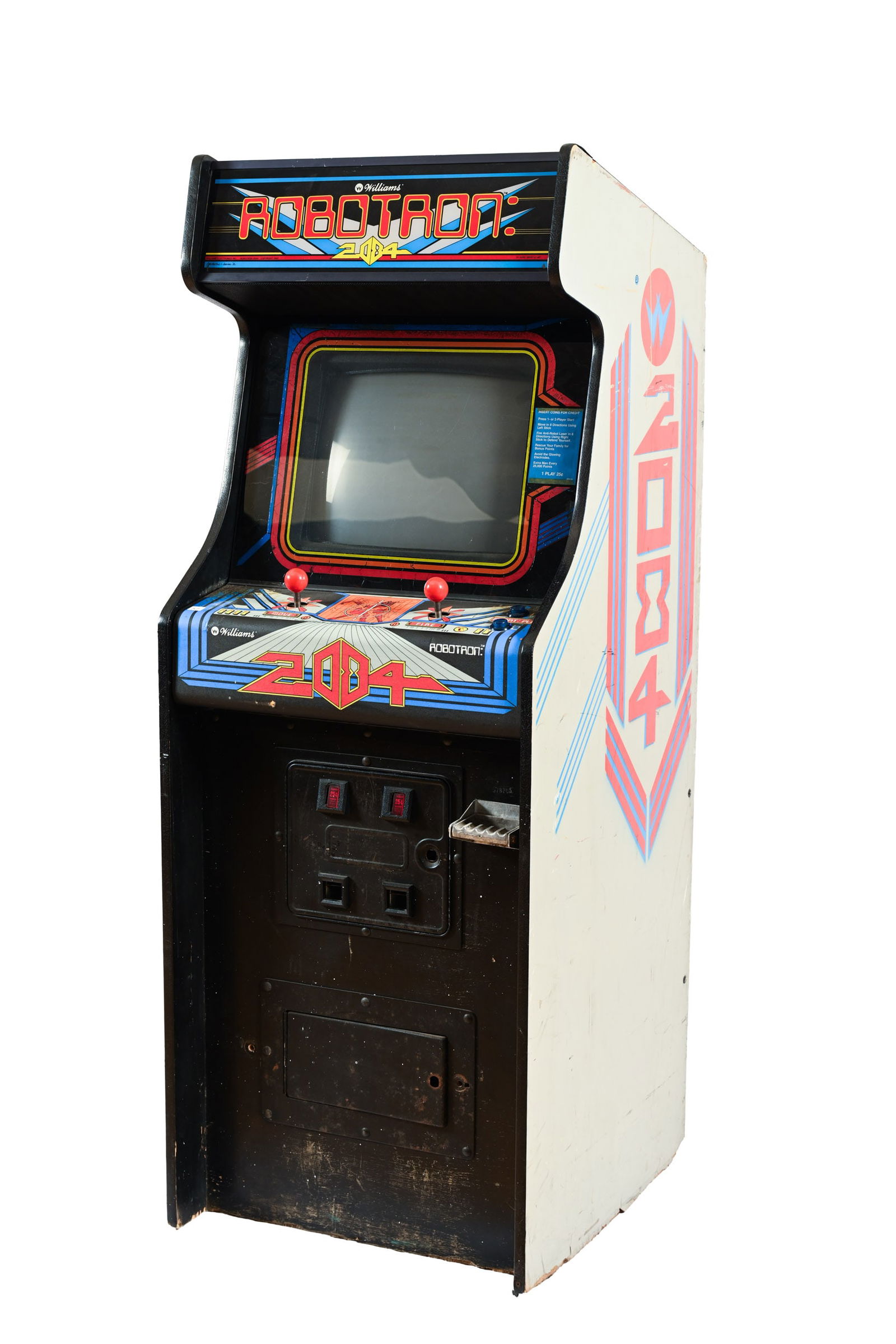 1982 WILLIAMS ROBOTRON 2084 ARCADE GAME (1 of 13)
