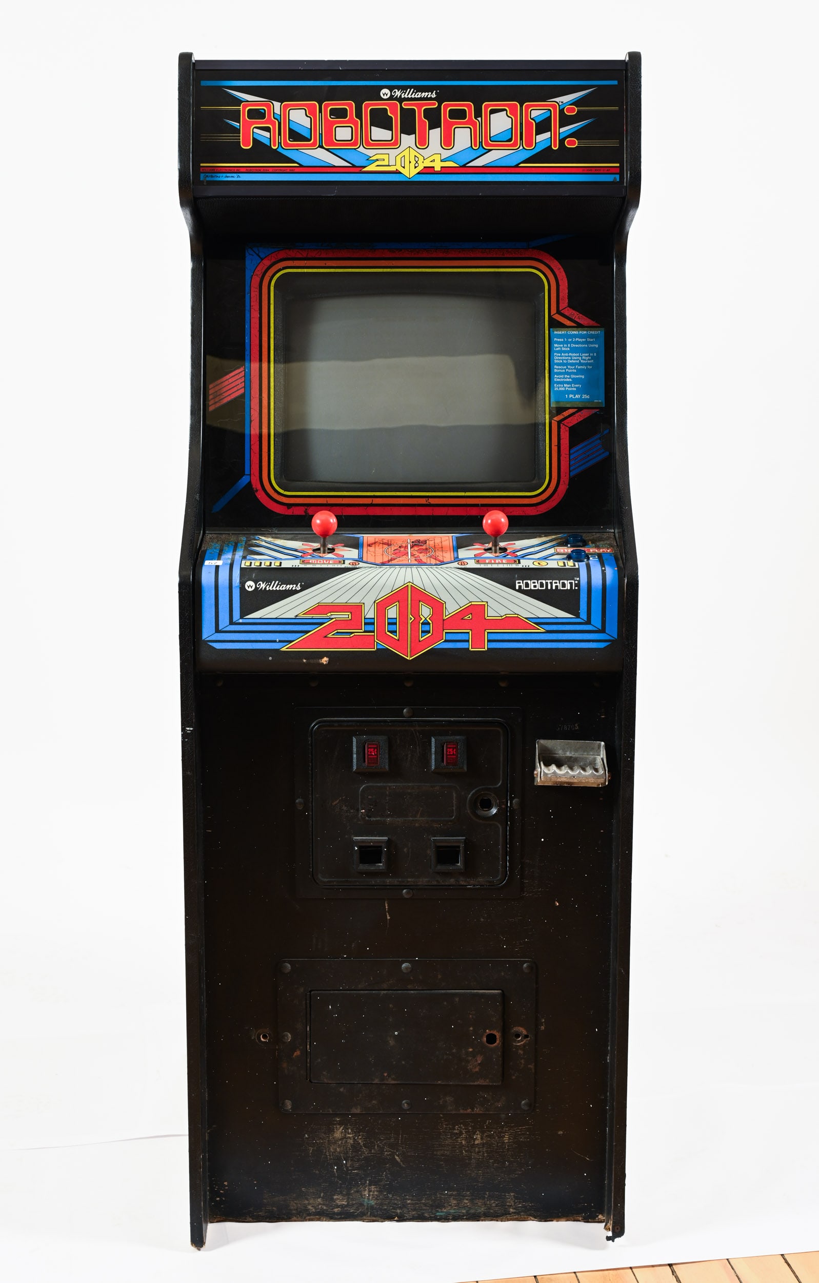 1982 WILLIAMS ROBOTRON 2084 ARCADE GAME - 2