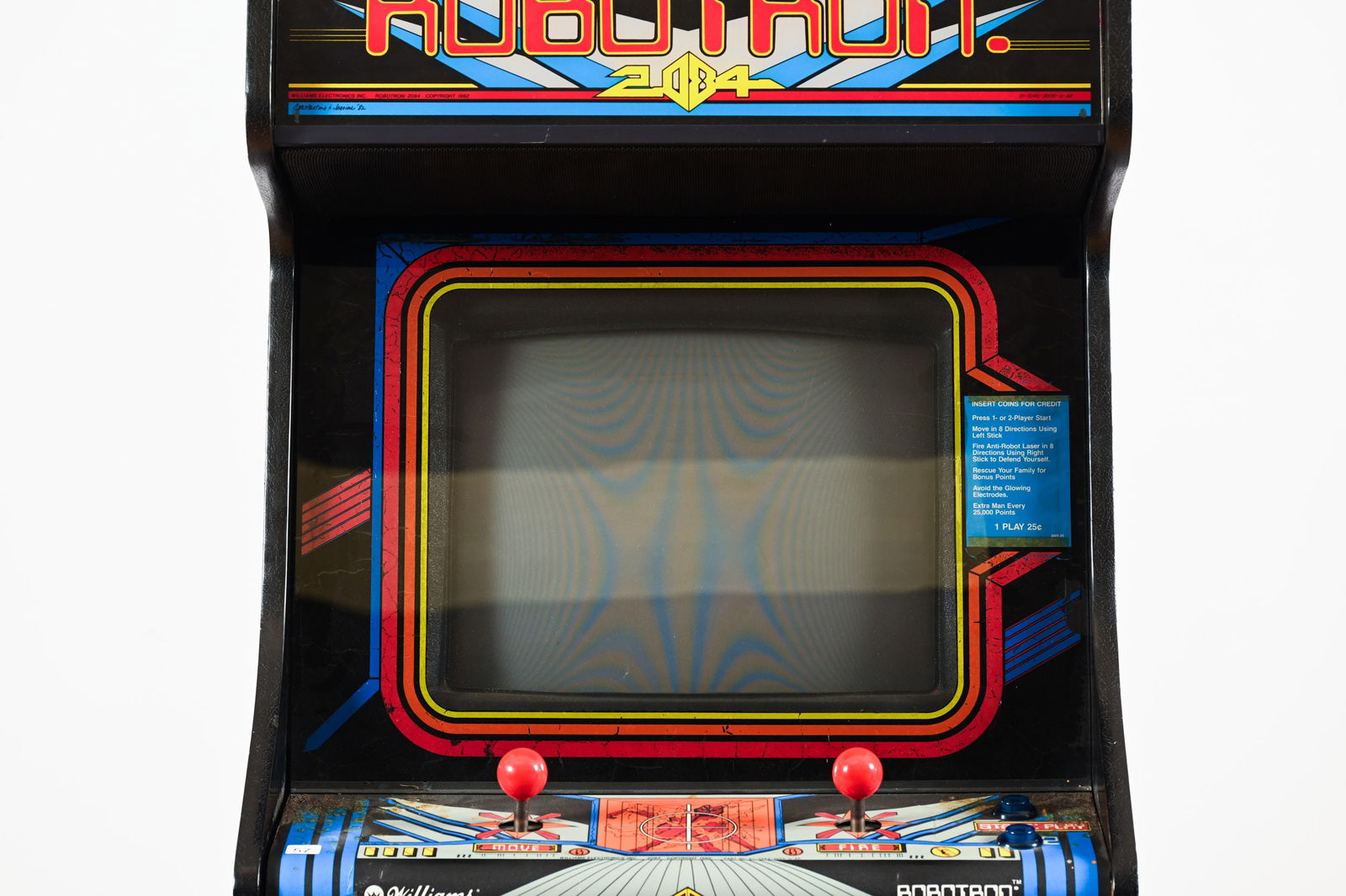 1982 WILLIAMS ROBOTRON 2084 ARCADE GAME - 4