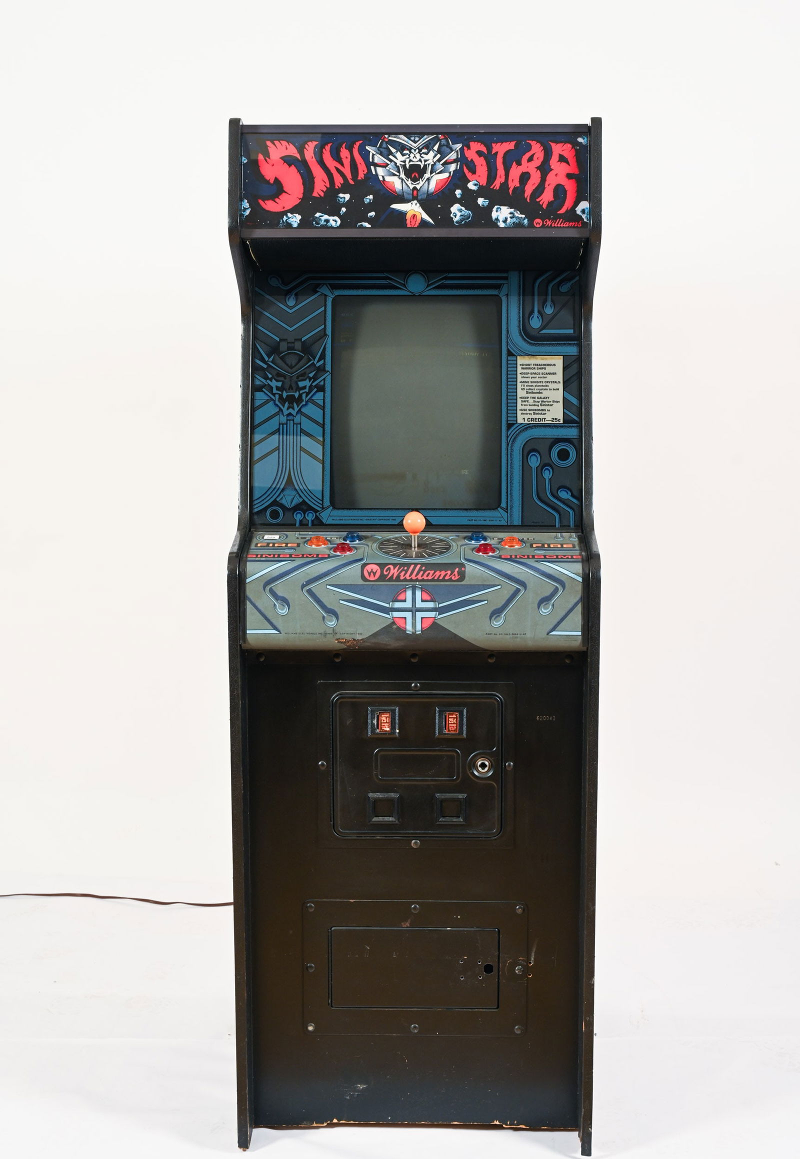 1982 WILLIAMS SINISTAR ARCADE GAME - 2