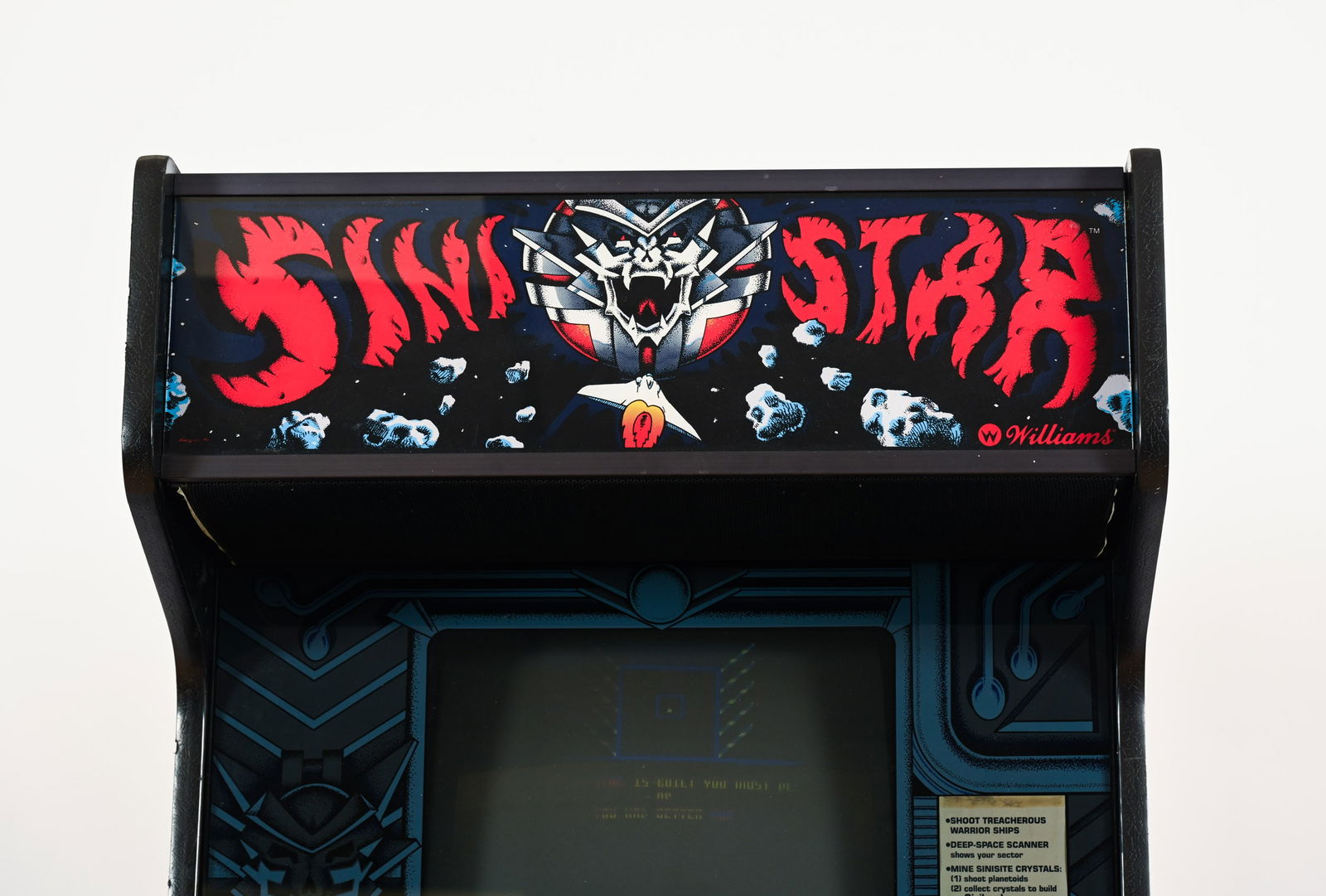 1982 WILLIAMS SINISTAR ARCADE GAME - 4