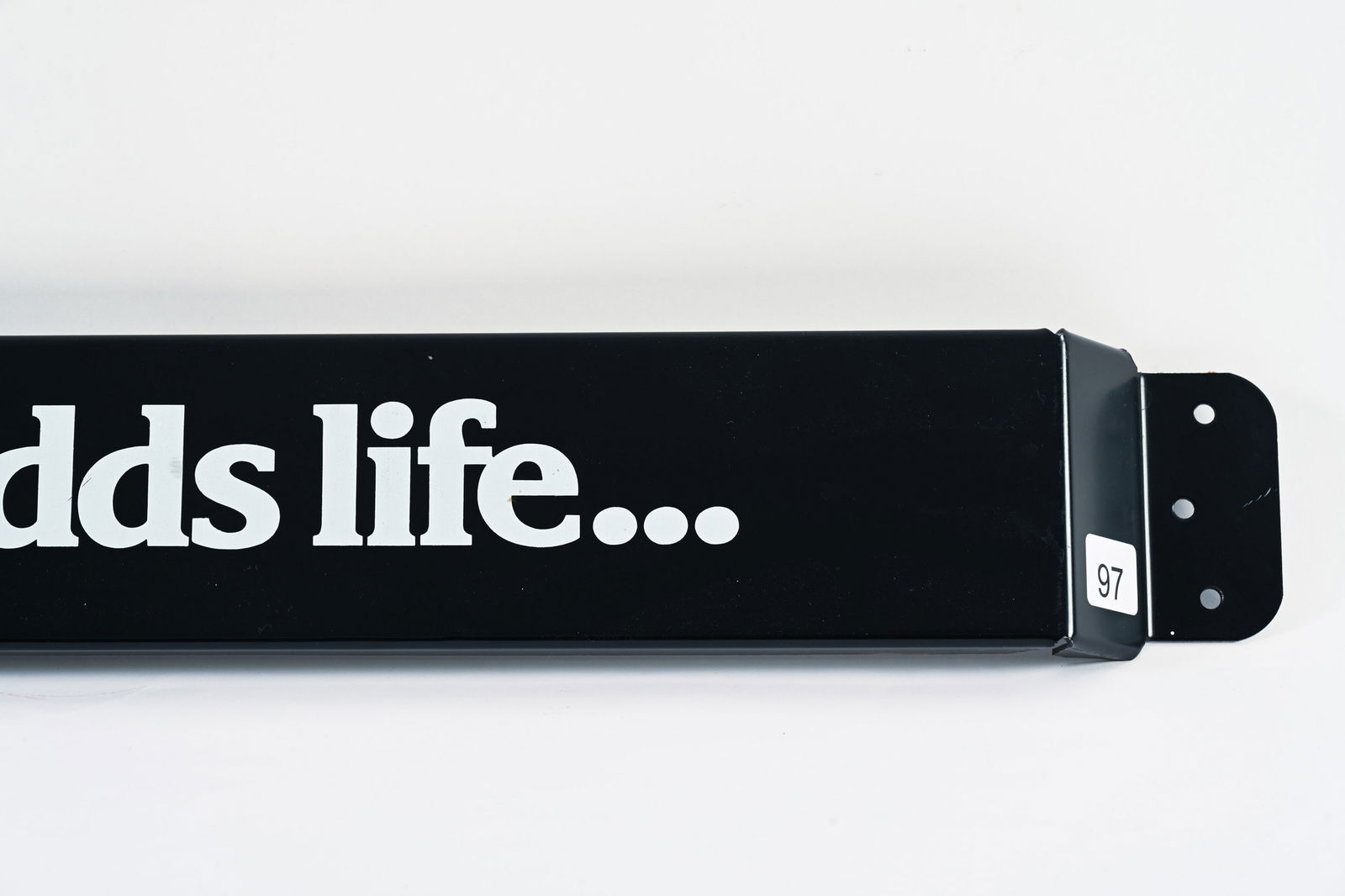 ENJOY COCA-COLA PAINTED METAL PUSH BAR - 4