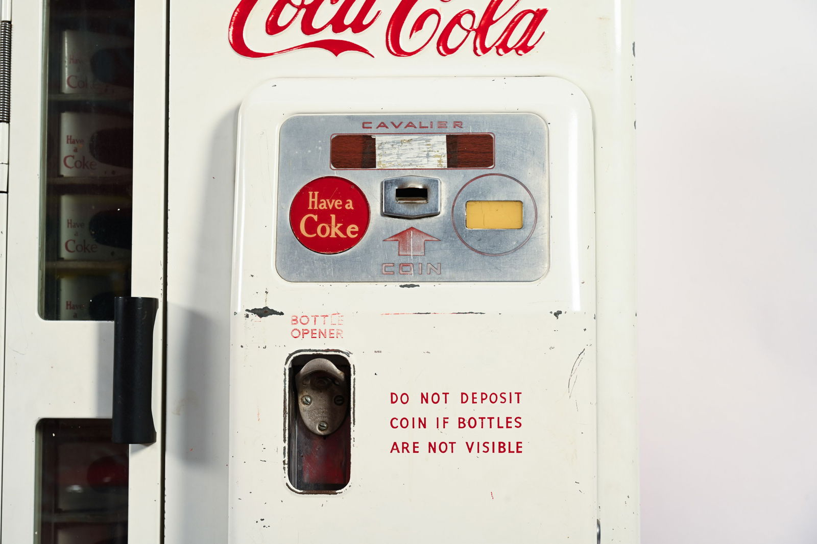 DRINK COCA-COLA CAVALIER MODEL 72 VENDING MACHINE - 3