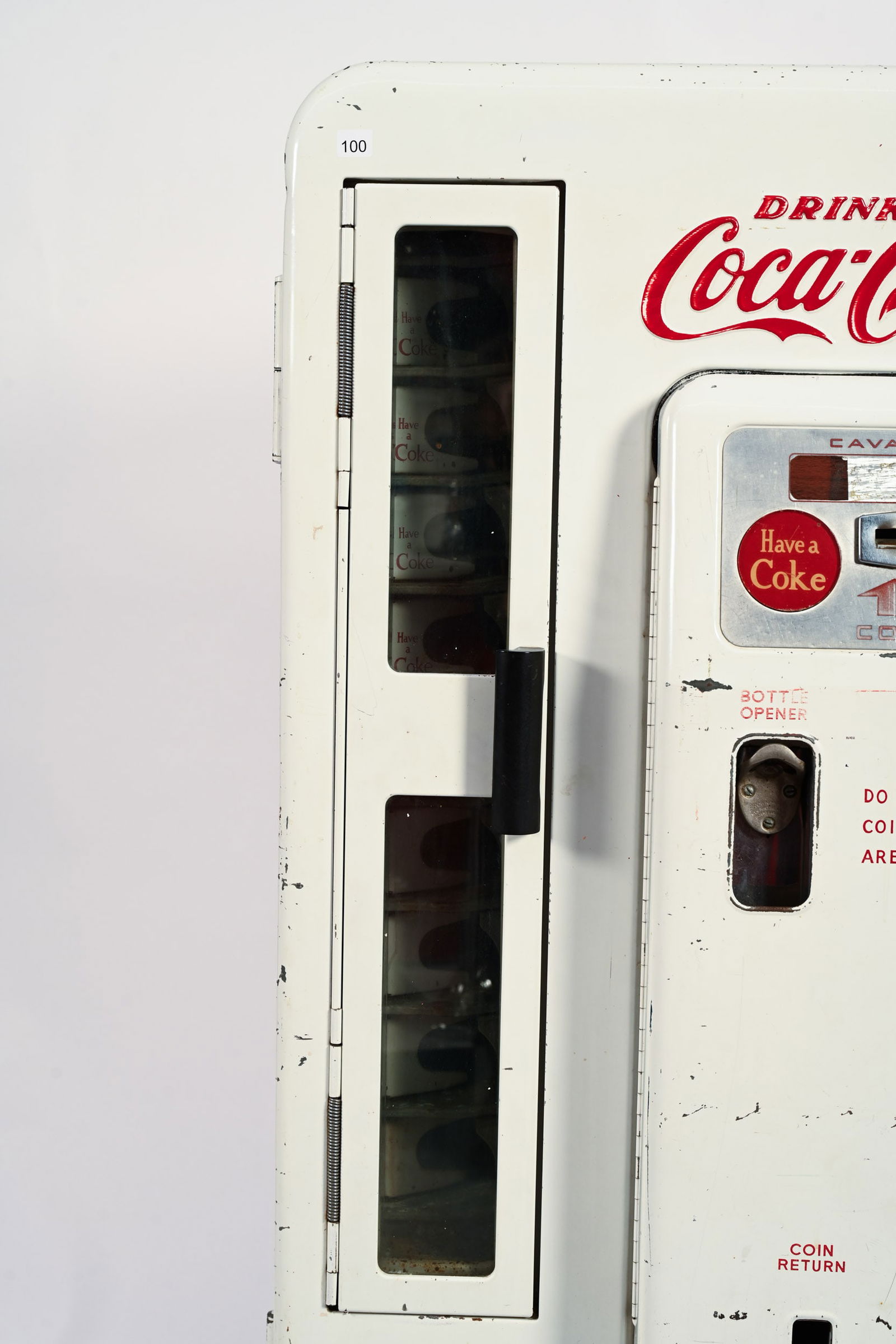 DRINK COCA-COLA CAVALIER MODEL 72 VENDING MACHINE - 5