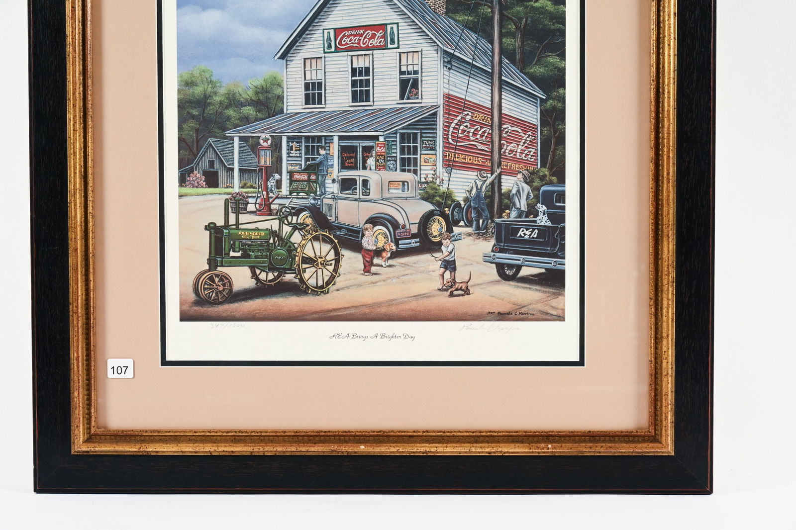 SIGNED PAULA RENFROE "A BRIGHTER DAY" PRINT - 3