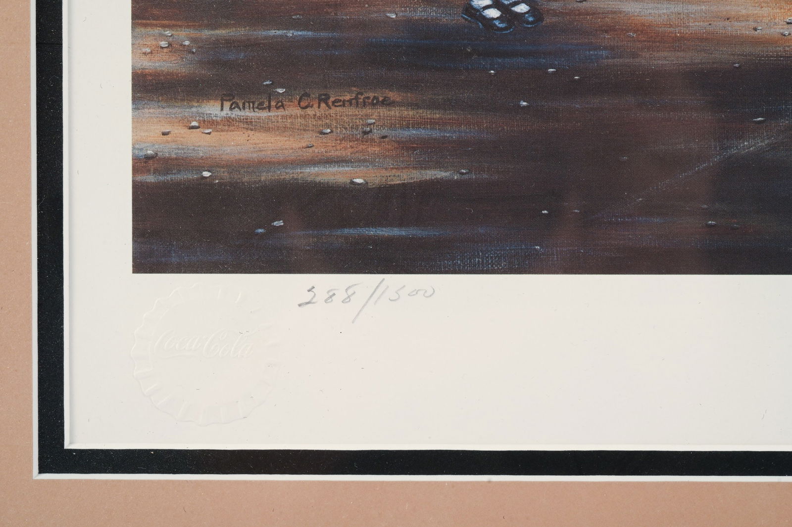 SIGNED PAULA RENFROE " ALL ABOARD" PRINT - 4