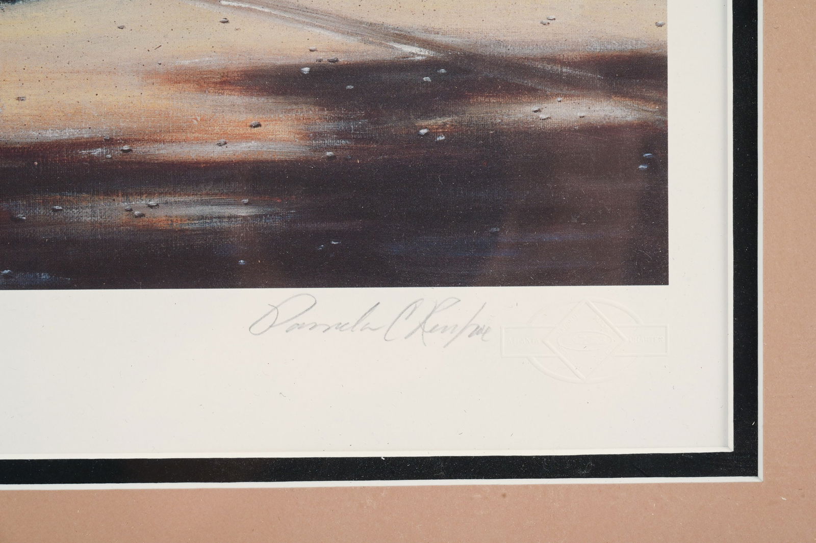 SIGNED PAULA RENFROE " ALL ABOARD" PRINT - 6